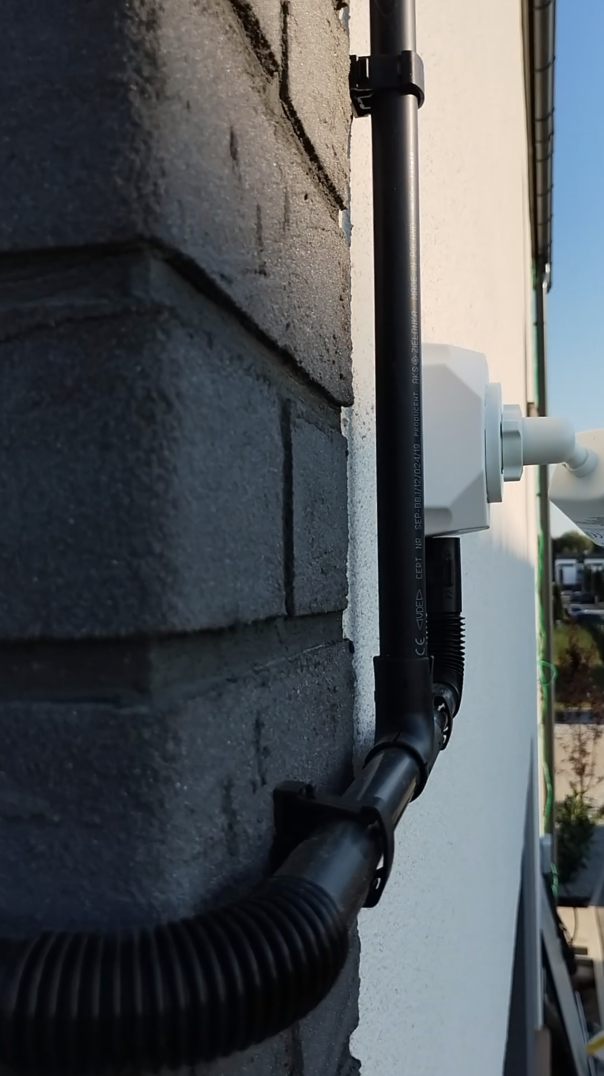 Okablowanie systemu monitoringu CCTV